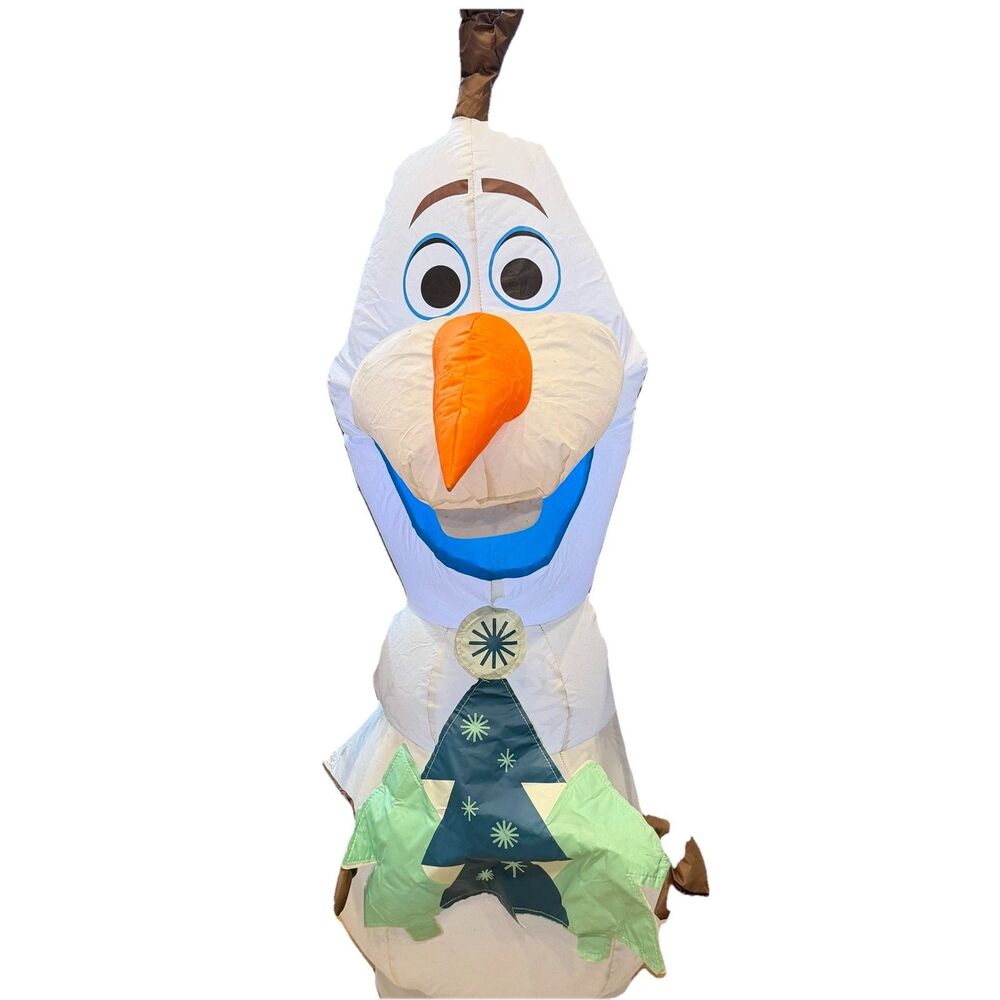 Disney Frozen 4 Ft Olaf Air-blown Inflatable Christmas Holiday Outdoor Decor LED